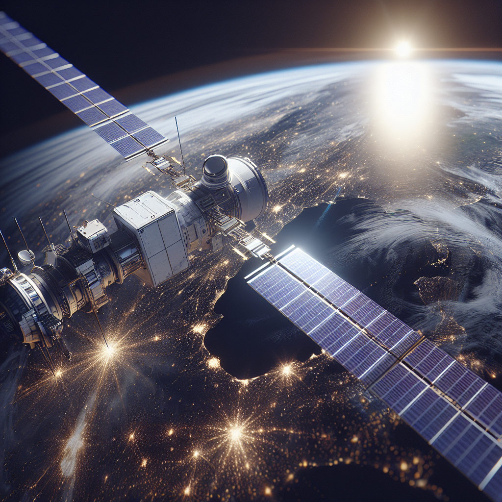 AI-generated image for Earth Observation Satellites