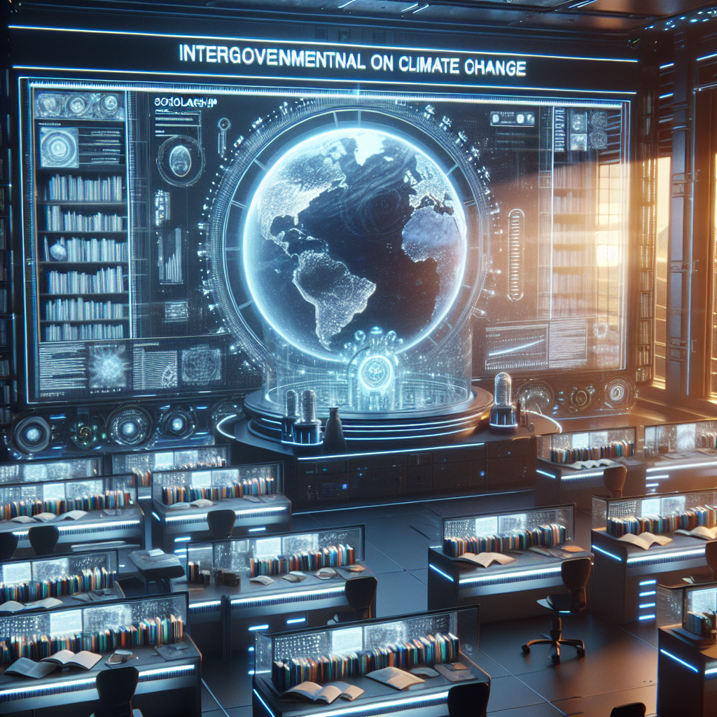 AI-generated image for IPCC scholarship