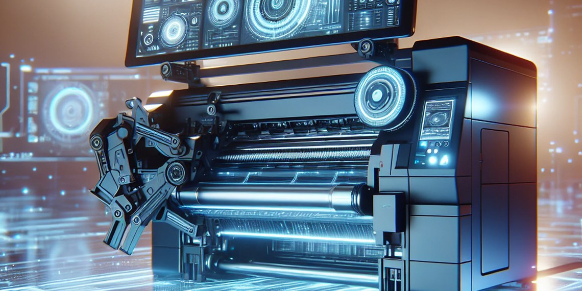 AI-generated image for inkjet printing