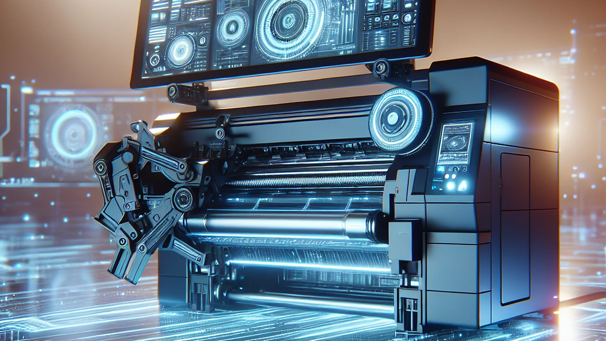 AI-generated image for inkjet printing