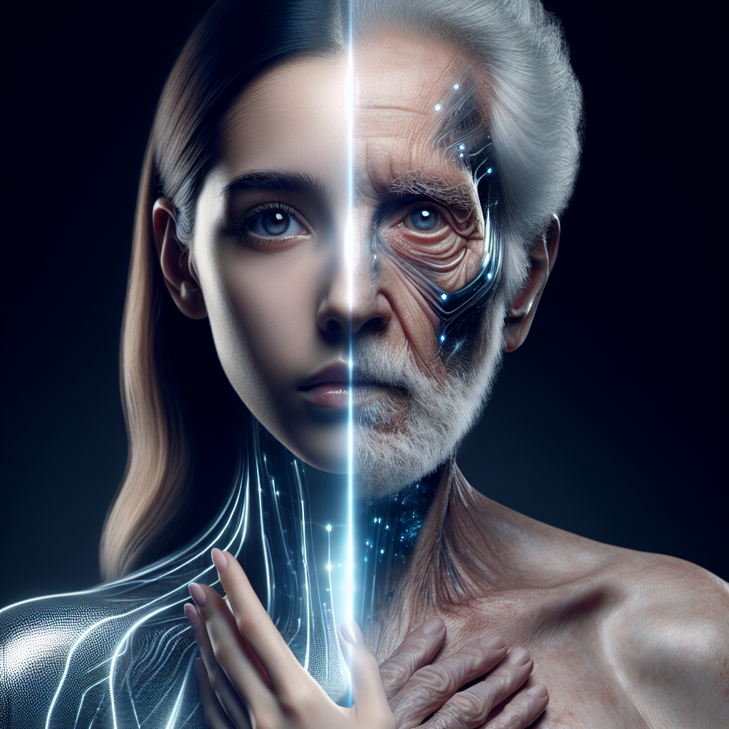 AI-generated image for age shifting