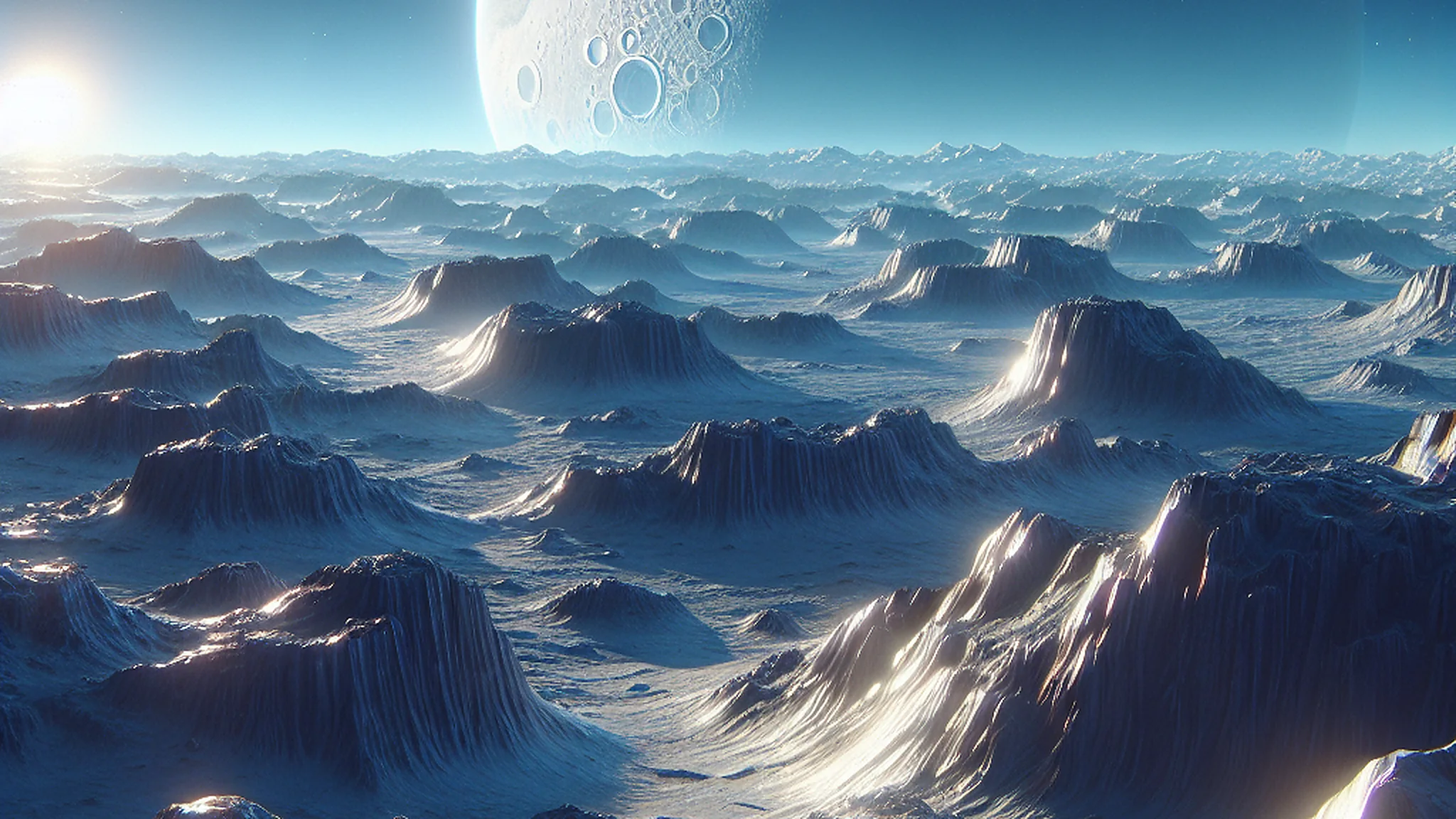 AI-generated image for Pluto cryovolcanism