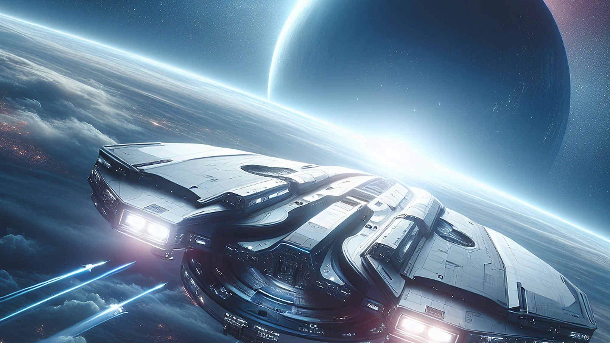 AI-generated image for Starship Uranus Mission