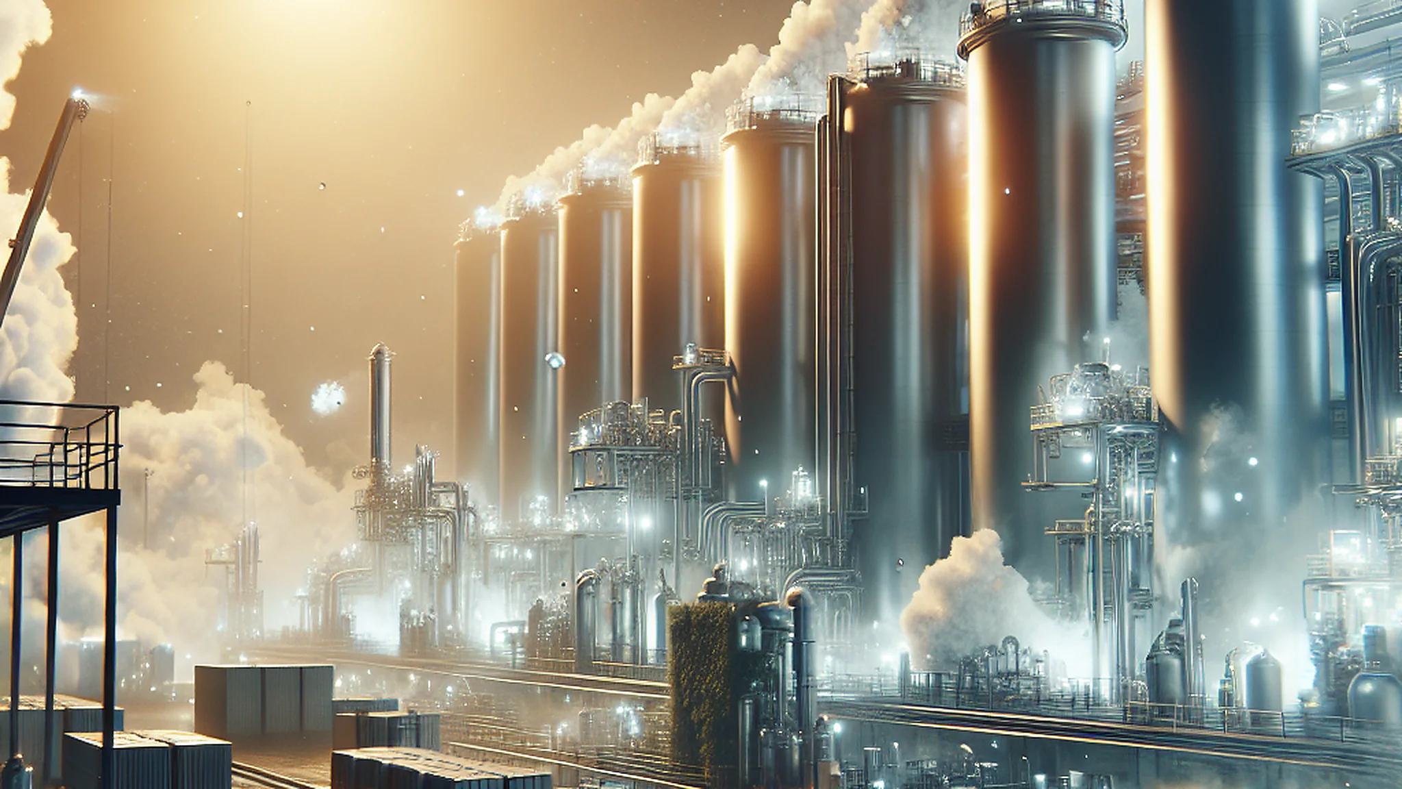 AI-generated image for waste hydrogen production