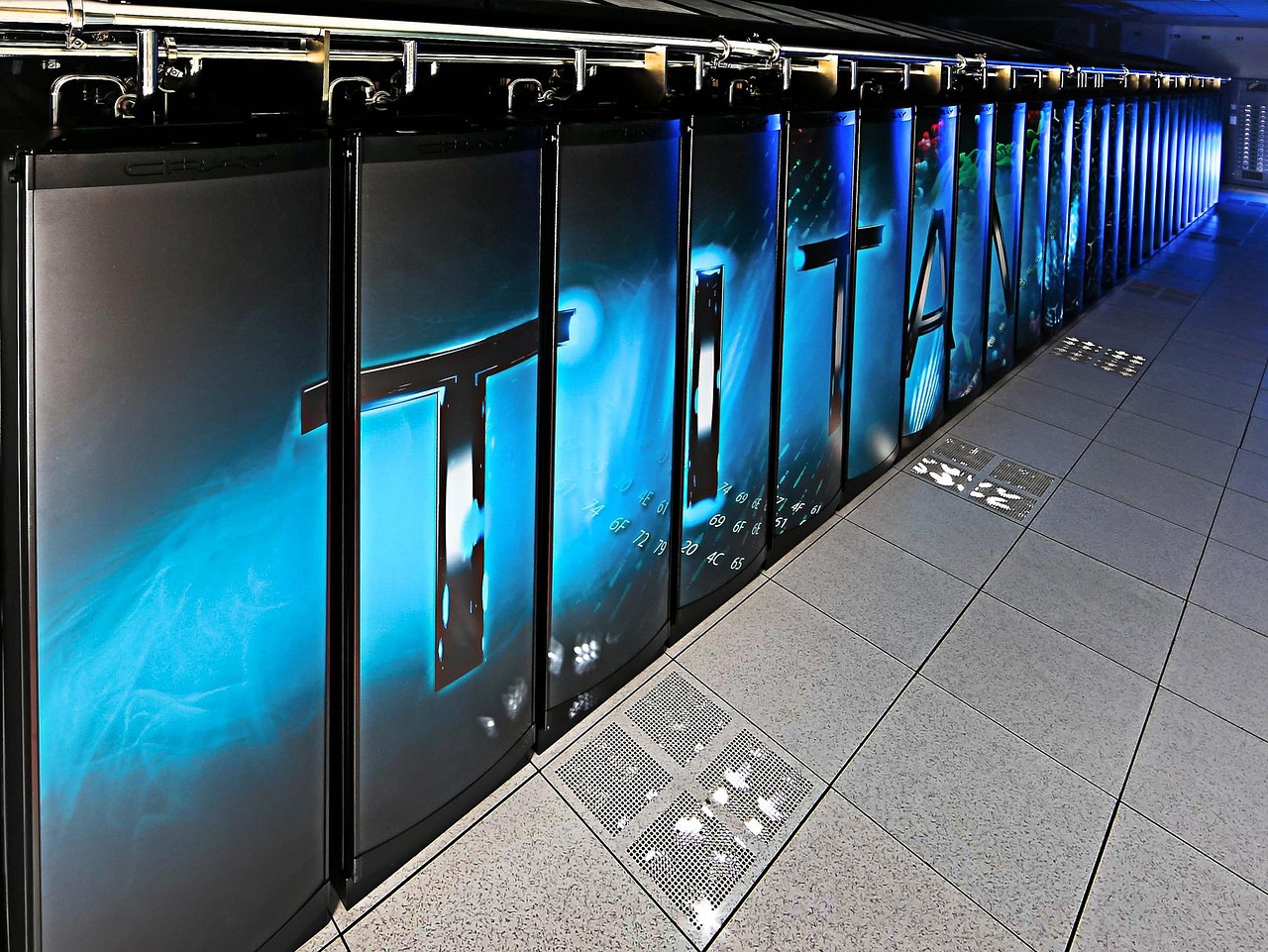 Modern Data Center Representing Quantum Computing Infrastructure